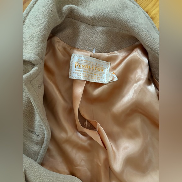 vintage pendleton wool pea coat size Medium - Picture 10 of 16